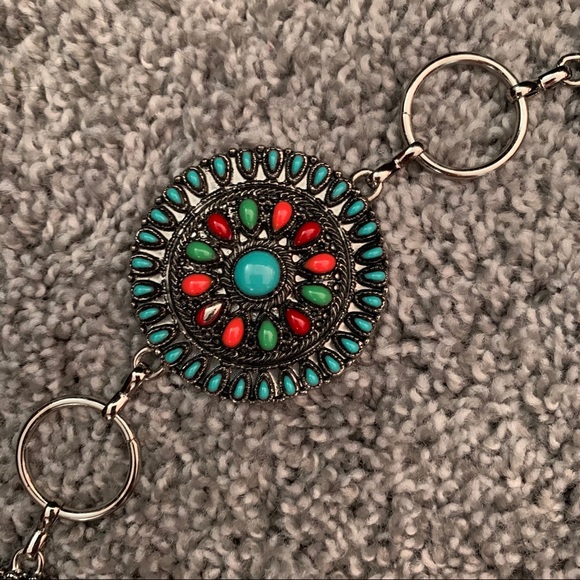 Nocona Multicolor Chain Belt - Picture 3 of 5